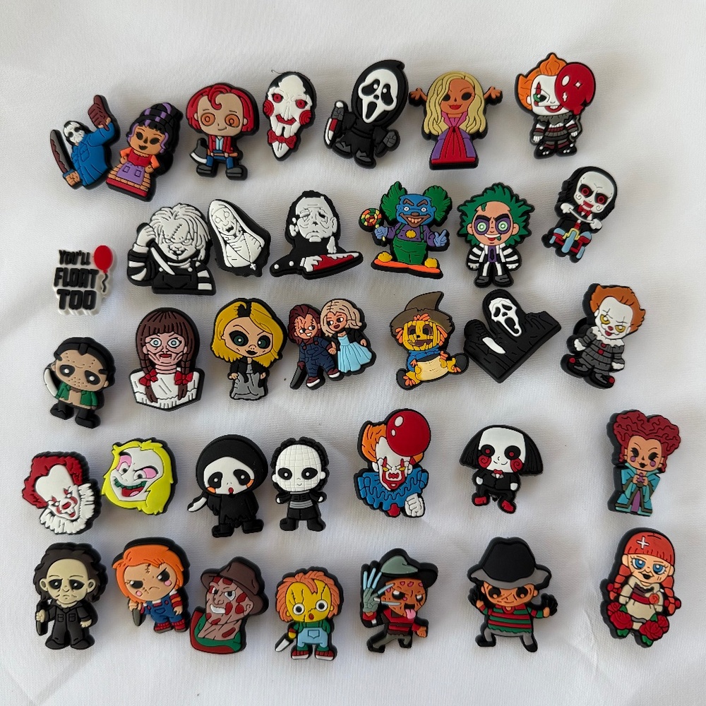 Halloween Shoe charms 35 pieces